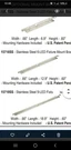 Kichler Lighting 15719-SS-19 21.15W Led Fixture Stainless Steel Bracket. Fixed Price $26.10.