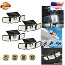 Elite 4 Pack Solar Motion Sensor Lights 3000LM Bright Waterproof Security. Fixed Price $98.99.