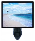 Tropical Decorative Photo Night Light, Paradise Island, Palm Trees, Beach. Fixed Price $26.99.