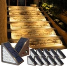 Jofios Solar Step Lights 12 Pack Outdoor IP67 Warm Brown. Fixed Price $98.99.