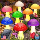 Homeleo 8-PACK Cracked Mushrooms For Garden Decor, Solar Lights Outdoor. Fixed Price $29.78.