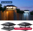 Pasamic 2 Pack Solar Post Cap Lights, Waterproof Outdoor For 4X4 5X5 6X6. Fixed Price $29.91.