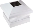 Garden Solar Off White Post Deck Fence Cap Light Smd Led Vinyl/pvc Wood 5X5. Fixed Price $42.33.