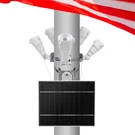 Flag Pole Solar Powered 5 In 1000 Lumens Fits. Fixed Price $57.40.