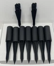 Malibu Landscape Tier Lighting 6 Replacement Stakes Round Stem Lot Of 9. Fixed Price $28.00.