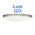 Sea Gull Nexus Fluorescent 4 Light Ceiling Flush Mount Brushed Nick 59251BLE-962. Fixed Price $275.00.