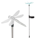 Ezigarden Waterproof Outdoor Solar Stake Light With Dragonfly, White. Fixed Price $15.80.