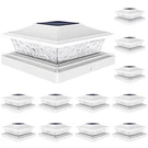 Solar Post Cap Lights Outdoor 4X4/6X6 Wooden/vinyl Fence 12 Pack White. Fixed Price $111.75.