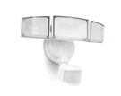 Arc 49W Led Motion Sensor Outdoor Floodlight, 4500 Lumen, Wet, White. Fixed Price $40.00.