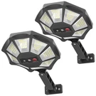 Okpro Solar Lights Outdoor, 168LED 6500K Flood Dusk 2PCS, Black. Fixed Price $100.08.