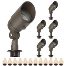 Landscape Lighting 4W 12V Led Waterproof Warm White Bronze 6 Pack Lumina Lights. Fixed Price $209.99.