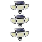 Solar Lights Outdoor 4500LM 3 Heads Motion Sensor IP65 Waterproof Pack Onforu. Fixed Price $89.99.