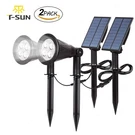 2SET Solar Landscape Spotlights Outdoor Driveway Pathway Lawn 6000K. Fixed Price $38.99.