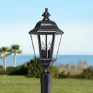Hinkley Edgewater Black 20 1/2" High Outdoor Post Light. Fixed Price $429.00.