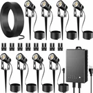 All-in-one Outdoor Low Voltage Landscape Lighting Kit, Led Spot Lig.... Fixed Price $83.28.