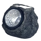Set Of 4 Led Solar Landscaping Lights That Look Like Rocks. Fixed Price $27.99.
