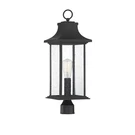 Savoy House Hancock 1-LIGHT Outdoor Post Lantern, Matte Black 5-454-BK. Fixed Price $366.40.
