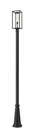 Z-lite 584PHMR-519P Dunbroch 116" Tall Outdoor Single Head Post Black. Fixed Price $572.90.
