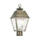Livex Lighting 2166 Pewter Mansfield 2-LIGHT 16-1/2"H Outdoor Post. Fixed Price $399.96.