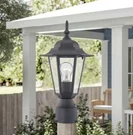 Hukoro Allison 1LIGHT Matte Black Hardwired Outdoor Weather Resistant Post. Fixed Price $27.89.