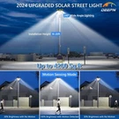 New Motion Solar Street Light, 6000W Commercial Grade, 420000 Lumen. Fixed Price $128.99.
