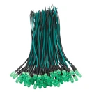 50PCS Volt 5MM Green Led Lights Emitting Diodes, Pre Wired 7.9 Inch Dc. Fixed Price $16.14.
