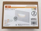 Cloudy Bay 120V Dimmable Led Indoor Outdoor Step Light 4.75" 3PACK, White 3W. Fixed Price $18.99.
