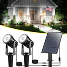 2W Solar Spotlights, Led Powered Landscape Outdoor Waterproof So.... Fixed Price $46.12.