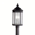 Kichler Lighting 9918BK Kirkwood 23 Inch Black Outdoor Post Lantern. Fixed Price $272.00.