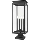 Z-lite 5018PHBS-SQPM-BK Nova Post Light Accessories Black. Fixed Price $512.00.