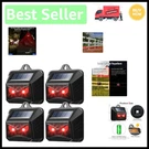 Humane Nocturnal Animal Repellent Light - 4 Solar Device Set For Gardens & Yards. Fixed Price $39.99.