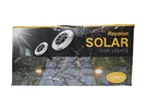 Rayolon Waterproof Solar Disk Garden+pathway Lights 12 Pack Warm Open Box. Fixed Price $24.99.