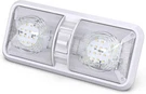 Leisure Rv Ceiling Double Dome Light Fixture With 1 Pack, White. Fixed Price $18.99.
