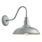 Goalplus 10IN Dome Outdoor Gooseneck Barn Light Sliver Exterior Patio Wall Lante. Fixed Price $63.36.