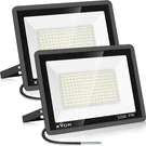 2 Pack 50W 3000K Warm White Led Flood Light,outside Light,no PLUG,7600LM. Fixed Price $60.99.