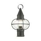 Livex Newburyport Light Outdoor Post Top Lantern, Charcoal 26902-61. Fixed Price $349.96.