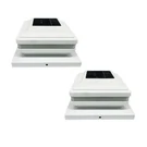 Harbor Breeze White Plastic Fence Deck Post Cap. Fixed Price $26.99.