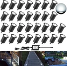 Rnehon 30PACK Led Recessed Deck Lights, IP67 Waterproof, 12V Cool White. Fixed Price $210.99.
