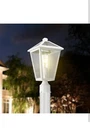 Outdoor Post Lights Fixtures Lamp White Finish, Waterproof.... Fixed Price $60.00.