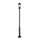 Z-lite Tiberius 4LT 12" Outdoor Post Mount, Black/seed 5017PHBR-5010P-BK. Fixed Price $875.50.