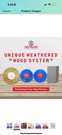 Unique Weathered Wood System. Fixed Price $18.00.
