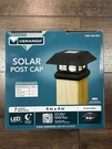 Veranda Solar Post Cap Light 4X4 Wood Fence Led Black Outdoor Deck 2211-F11B7. Fixed Price $14.99.