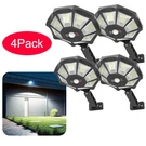 Solar Lights Outdoor Motion Sensor Flood Dusk To Dawn Lamp 4PCS. Fixed Price $45.99.