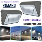 2PCS 150W Led Wall Pack Light Photocell Dusk Dawn Outdoor Security. Fixed Price $137.68.