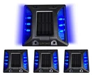 Siroad Solar Driveway Deck Light, IP68 Waterproof 4 Pack, Blue. Fixed Price $50.29.