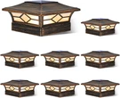 Brushed Copper Solar Post Cap Lights 8PACK For 4X4 Decks, Waterproof Led. Fixed Price $86.99.