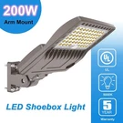 Led Shoebox Parking Lot Wall 200W IP65 Outdoor Area Street Lights Kukuppo. Fixed Price $115.70.
