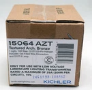 Kichler 15064 Azt Textured Bronze Step/deck Round Light Half Moon. Fixed Price $65.00.