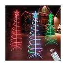 Presence 3 Pcs Spiral Christmas Tree With Lights For Outside, Collapsible Mul.... Fixed Price $143.80.