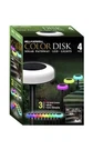 Bell+howell Vividisk Color Changing Led Solar Pathway Lights 4 Pack New. Fixed Price $28.00.